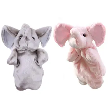 

Cute Cartoon Elephant Hand Puppet Baby Kids Children Soft Doll Plush Toys