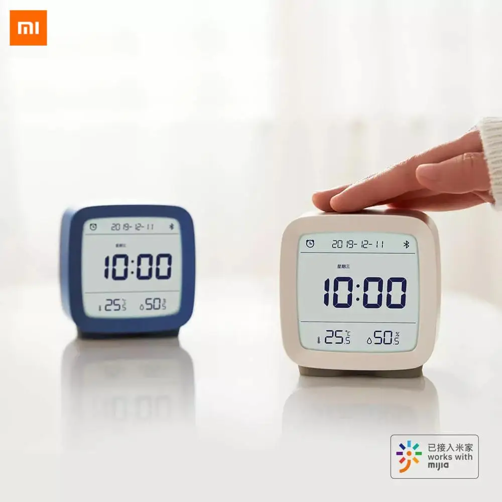 

Pre-sale Original Xiaomi Qingping Bluetooth Alarm Clock Temperature And Humidity Monitoring Night Light Three-in-one 3 Colors