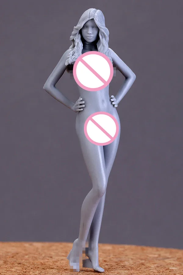 

1/24 Resin Model Building Kit Figure girl