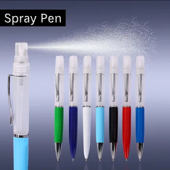 

1PC 5ML Alcohol Spray Pen Ballpoint Pen Multifunction Disinfect Perfume Spray Gel Pens Portable Sprayer Gifts