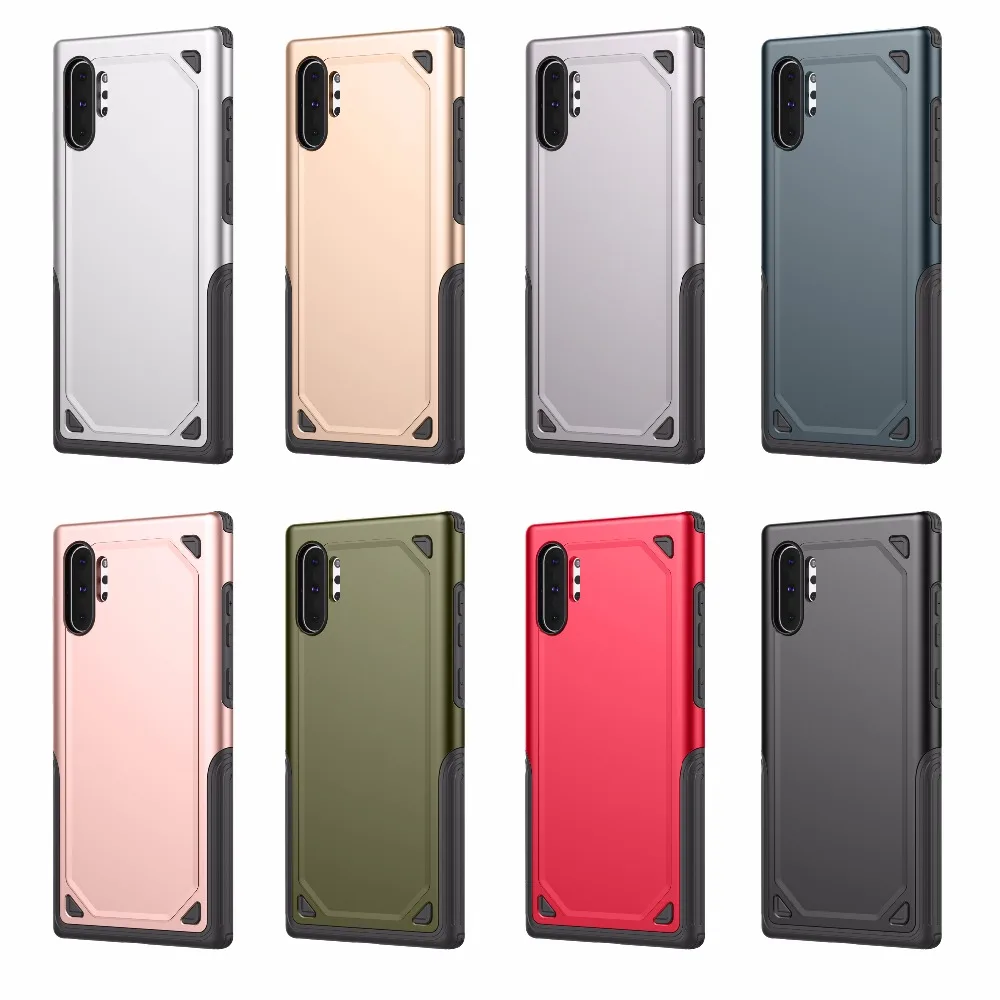 50 шт./лот мощная Броня TPU+ PC Защитная Крышка корпуса чехол для samsung galaxy Note 8 9 10 10 Pro кожух, чехол для мобильного телефона
