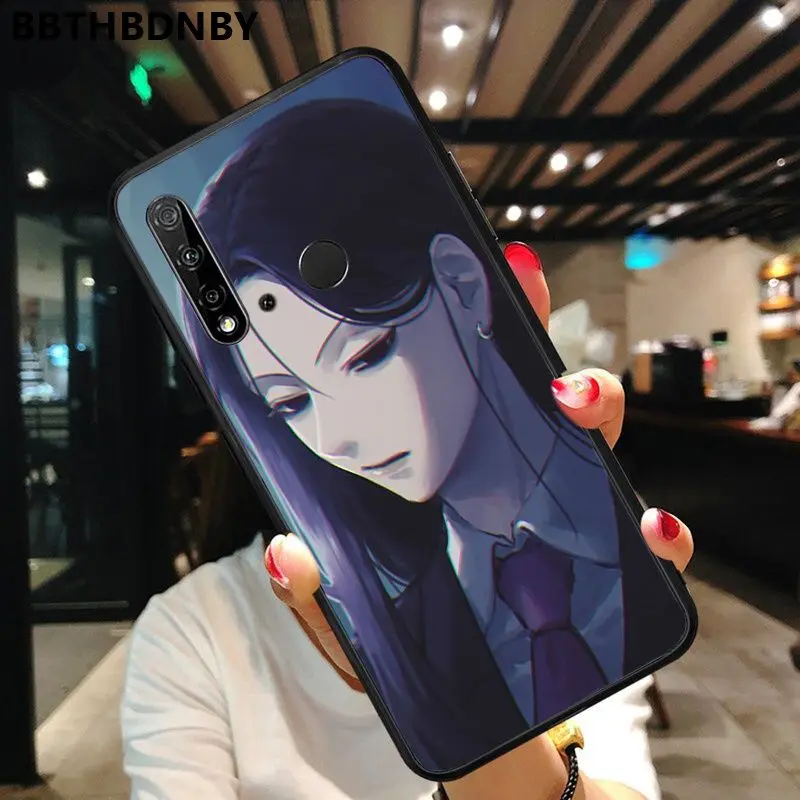 Черный мягкий чехол для телефона с персонажами японского аниме huawei P10 lite P20 pro P30