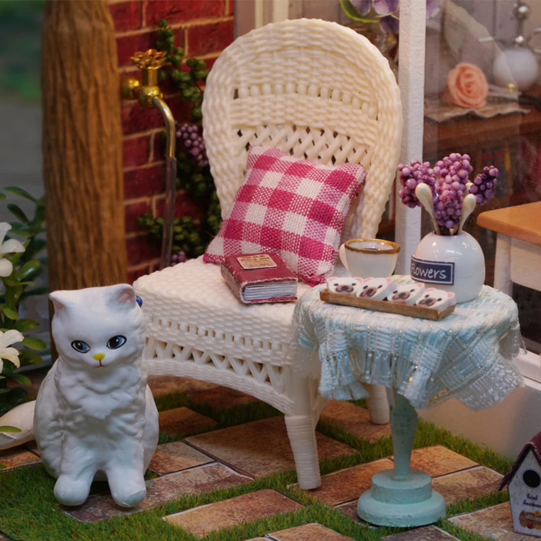 Сборный DIY Кукольный дом, игрушка, деревянный Миниатюрный Кукольный дом, кукольный домик, игрушки с мебели, подарок на день рождения, Рождество, солнечный цветок, дом