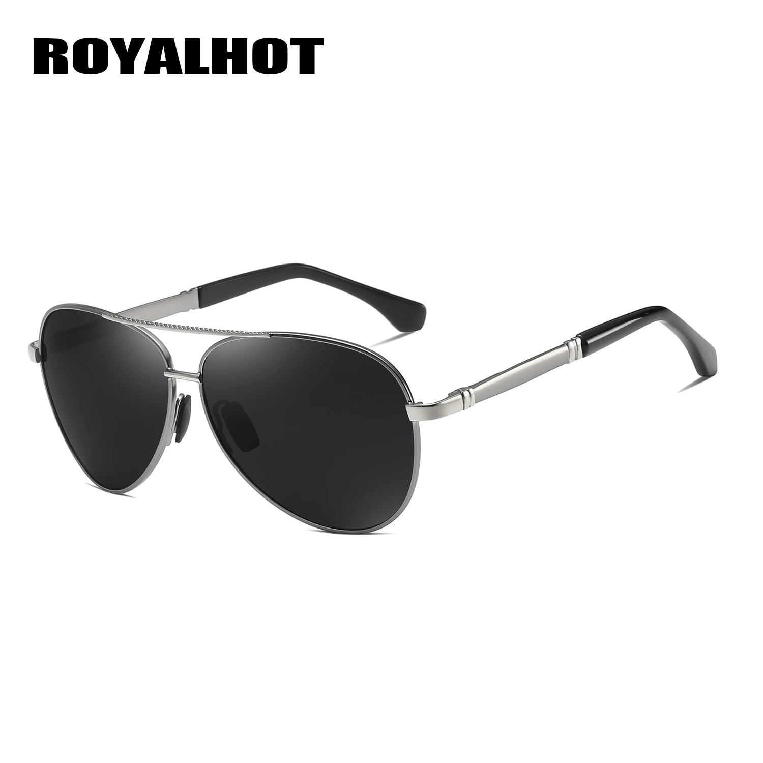RoyalHot, мужские, женские, поляризационные, алой, овальная оправа, солнцезащитные очки, для вождения, солнцезащитные очки, оттенки, Oculos masculino, мужские, 900224 - Цвет линз: grey silver