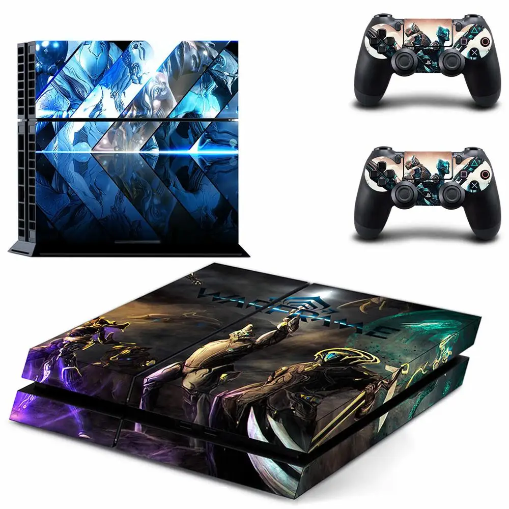 GYTM2713 Warframe стикер s Наклейка для PS4 PS 4 наклейка Play station 4 виниловые наклейки Pegatinas Adesivo для консоли playstation 4 и 2 контроллера - Цвет: GYTM2713