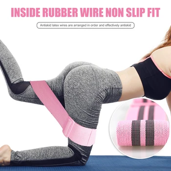 

Adjustable Resistance Booty Bands Exercise 3 Level Easy Safety Accessories for Home Leg Butt Thigh Hip Trainer Workout