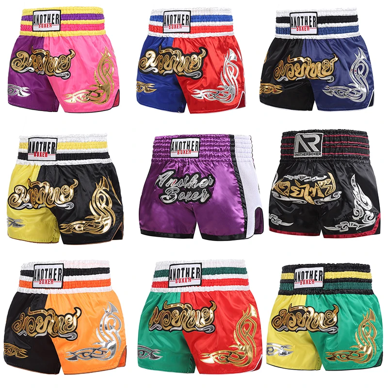 Шорты Muay Thai для мужчин и женщин боксерские шорты смешанных боевых искусств