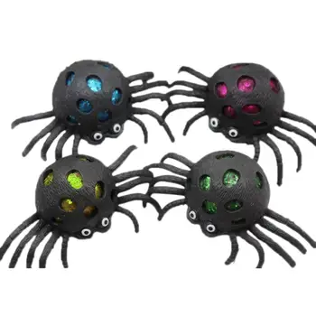 

1 PCs Decompression Toy Bright Color Spider Vent Toy For Releasing Stress Vent Ball For Relaxing ( Color Random )