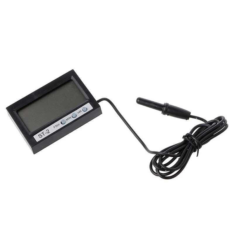 

In Out LCD Dual-Way Digital Car Thermometer & Clock ST2 77UD