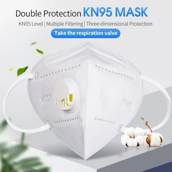 

10-200pcs KN95 Protective Masks 5 layers Anti fog Anti dust Mouth Mask non-disposable Mascarillas KN95 Masks Fast shipping