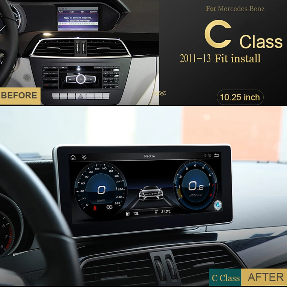 Flash Deal Car radio Android multimedia player For Mercedes Benz C Class W204 S204 2011 to 2013 10.25 inch touch screen GPS Carplay 2 Flash Deal Car radio Android multimedia player For Mercedes Benz C Class W204 S204 2011 to 2013 10.25 inch touch screen GPS Carplay 2