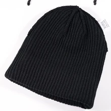 Зимняя шапочка-бини для женщин и мужчин, Вязаная Шерстяная Лыжная Шапка в стиле хип-хоп fw118