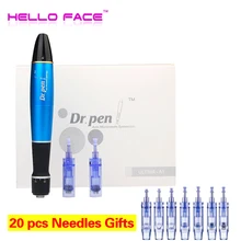 Wireless Dr.pen A1 Professional Derma Pen With 20 pcs Microneedle Cartridge MTS Mesotherapy derma pen Microneedling Pen For Sale