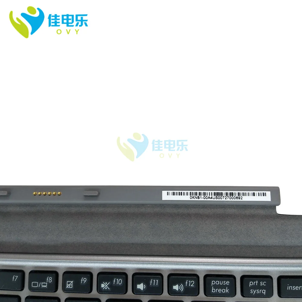 Palmrest Topcase para Asus Transformer Mini T102ha us Qwerty Substituição do Teclado Inglês Tampa Prata 0knb100a4us00 - Imagem 4