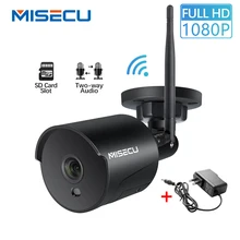 MISECU 1080P Wifi IP камера двухсторонняя аудио Беспроводная пуля наружная домашняя камера безопасности Onvif 2MP SD карта ночного видения приложение iCsee