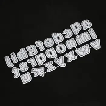 

Lowercase Letters Alphabet Metal Cutting Dies Stencil DIY Scrapbooking Album Stamp Paper Card Embossing Craft Decor D08F