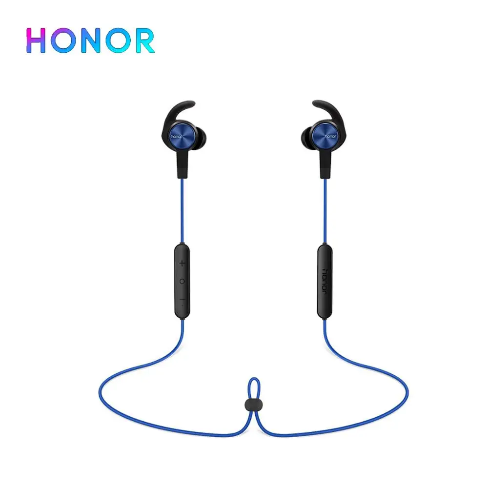 Huawei Honor xsport AM61Origina, наушники, Bluetooth, беспроводное соединение с микрофоном, в ухо, стиль зарядки, легкая гарнитура для iOS, Android - Цвет: Blue