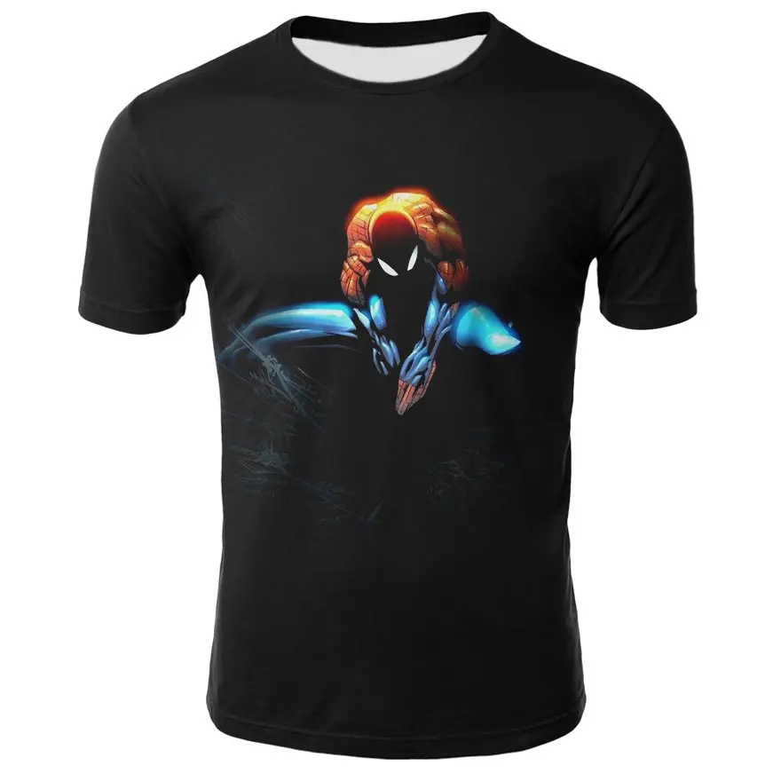 Marvel Бэтмен Капитан Америка Футболка Горячая Супермен Футболка для мужчин джогес супергерой колготки быстросохнущая футболка Летняя одежда - Цвет: 0029