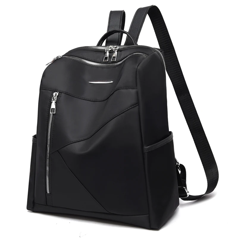 Новинка, женские мягкие Роскошные рюкзаки из Оксфорда, Mochila Feminina, простая сумка для книг на молнии, Большой Вместительный рюкзак для отдыха и путешествий