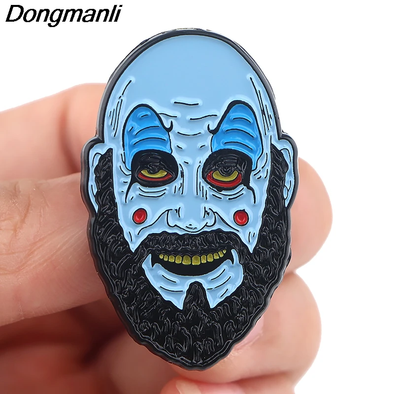 P4223 Dongmanli Captain spaulding металлические эмалированные булавки и броши для женщин модные нагрудные булавки рюкзак сумки значок подарки