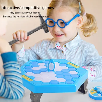 

Puzzle board game to save icebreaker penguin knock penguin knock ice block toy parent-child interactive game