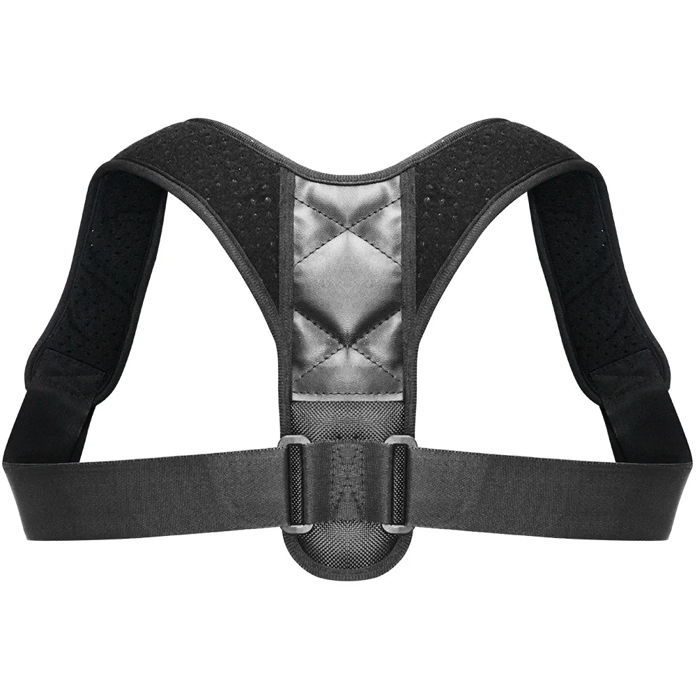 Orthotics Band Hunchback Posture Correction Belt Men And Women Anti-Waist Spine Posture Back Posture Correction Belt Manufacture - Color: Black And White with Pattern