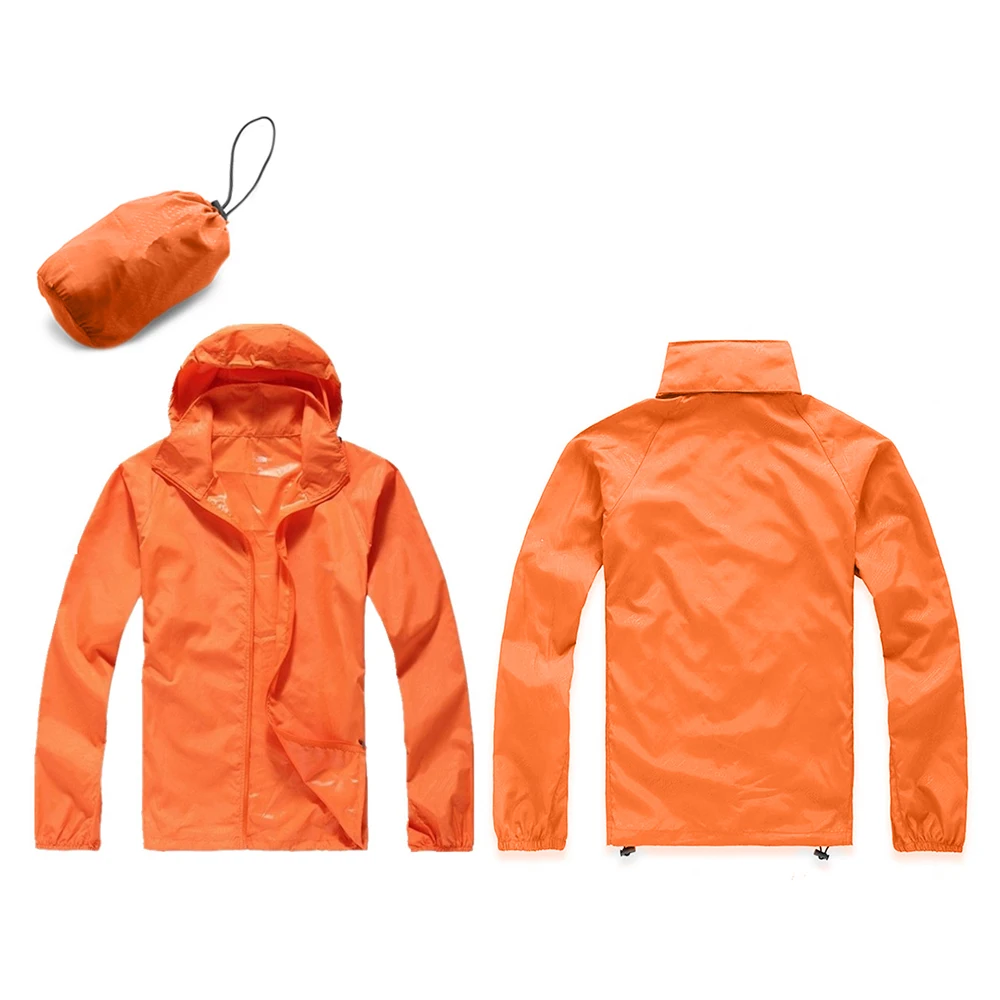 Cycling Jacket Unisex Waterproof Fabric Windproof Quick-drying Jacket Bicycle Running Rain Coat