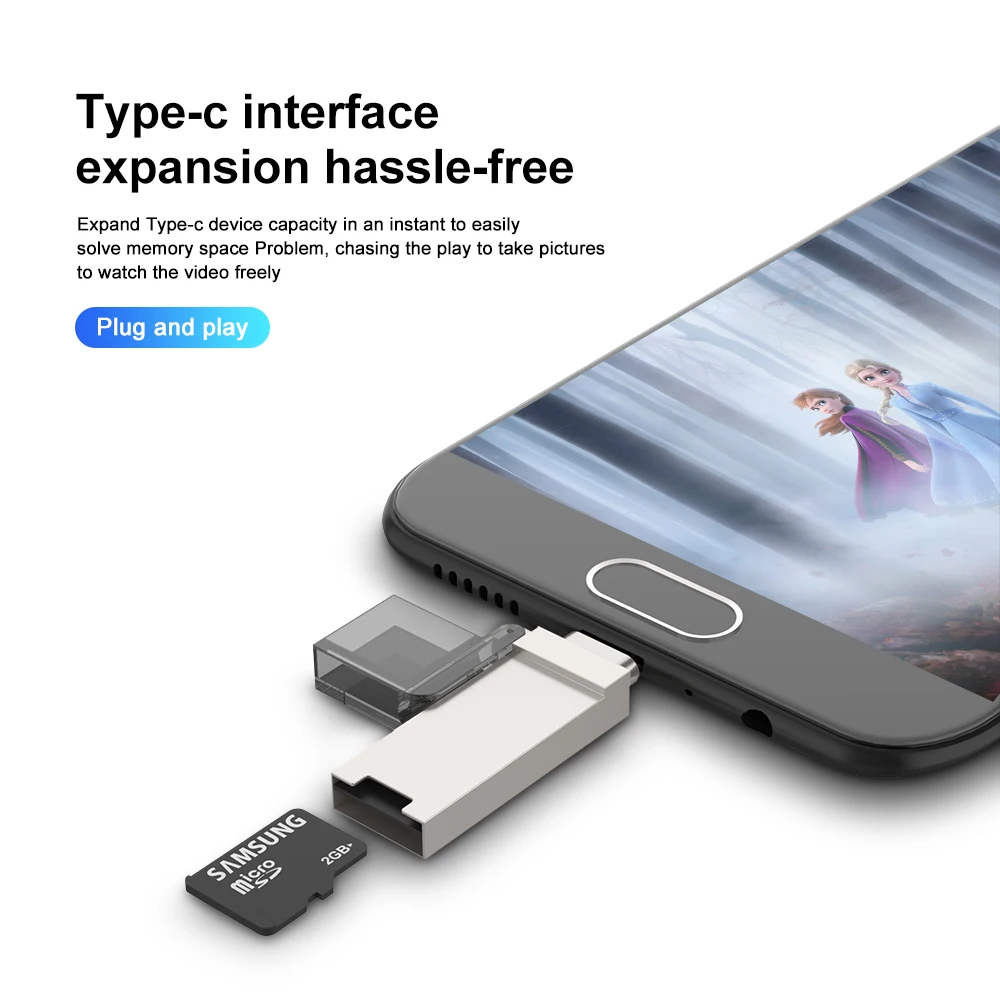 Тип C Micro USB OTG считыватель карт памяти адаптер мини-считыватель карт для Micro SD/TF ПК ноутбук компьютер для samsung S9 xiaomi Mi8