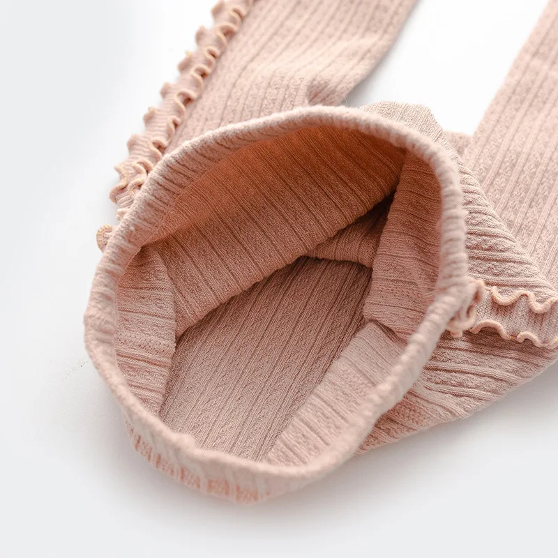 Children's Legging Cotton Spring Autumn Period Knit Tights Kids Agaric nine Points long Pantyhose Girls Winter Tight knit tights girls pantyhose