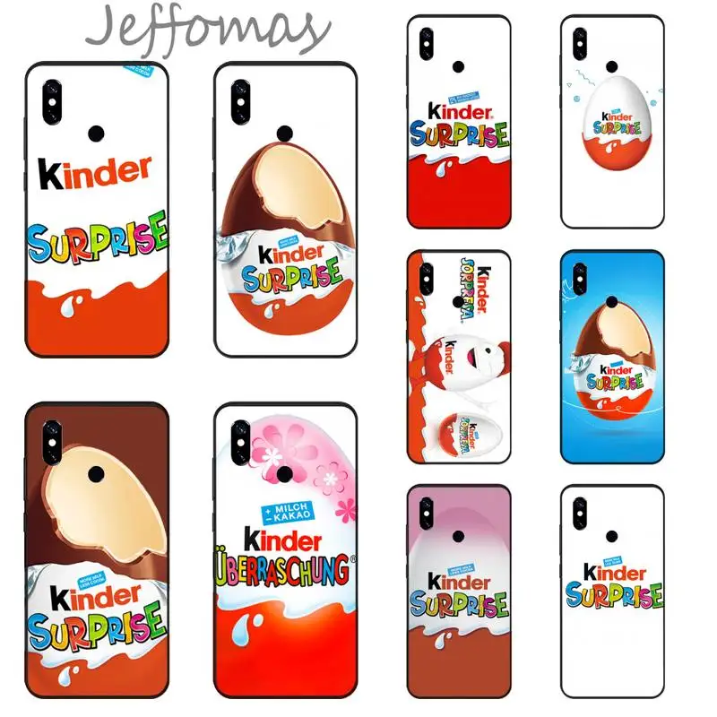 

New Trolly egg KINDER JOY Surprise Phone Case For Xiaomi Redmi 4x 5 plus 6A 7 7A 8 mi8 8lite 9 note 4 5 7 8 pro