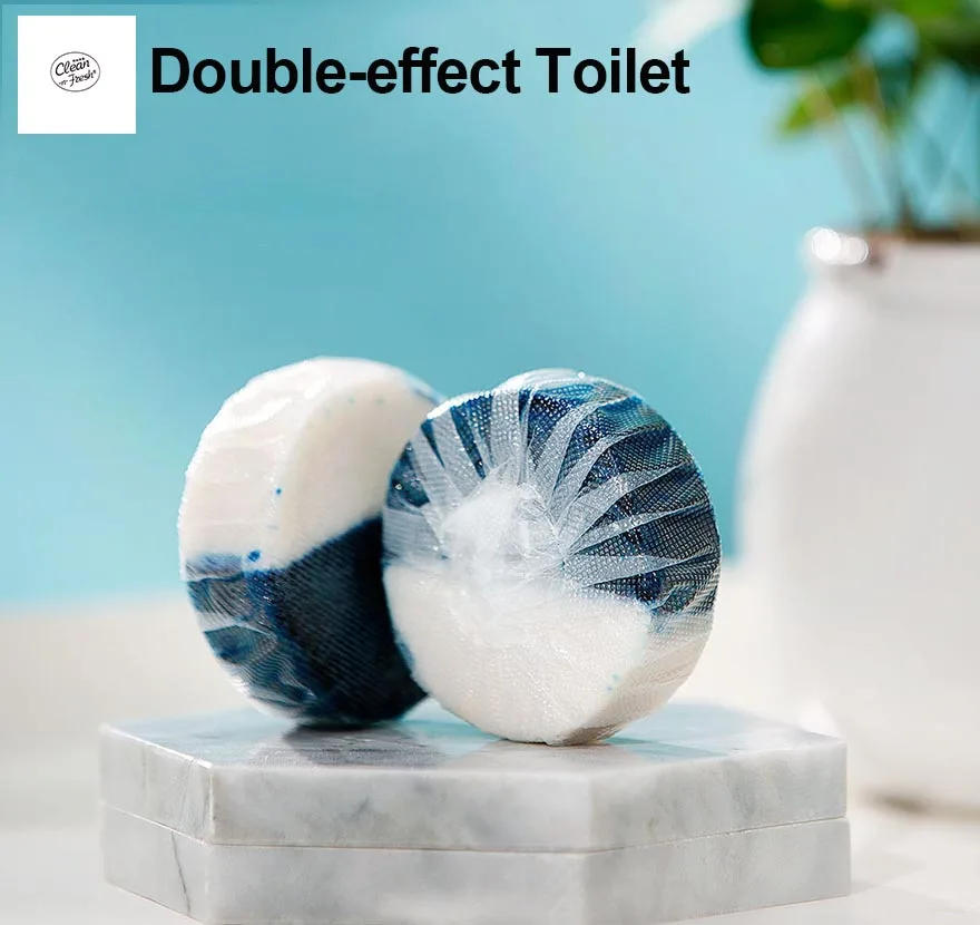 Очиститель унитаза Clean n fresh с двойным эффектом Автономная Водорастворимая пленка