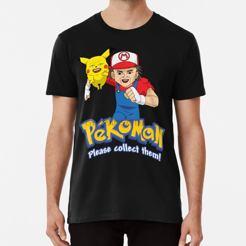 Pekoman ¡Por recógelos! China japonesa imitación de marca|Camisetas| - AliExpress