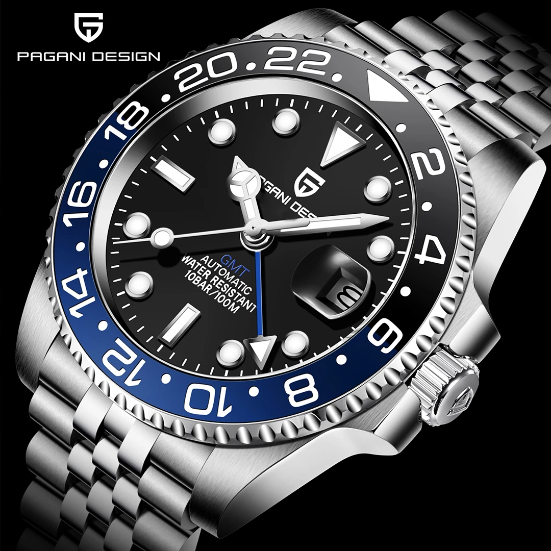 2021 keine Explorer PAGANI DESIGN GMT Uhren 40mm Dreh Lünette männer  Mechanische Sapphire Glas Top Marke Wasserdicht Handgelenk uhr|Mechanical  Watches| - AliExpress