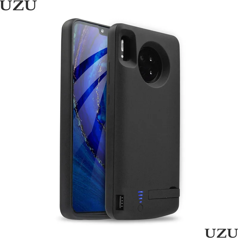 

5000mah external portable battery charger case for Huawei Mate 30 stand holder battery charging for Huawei Mate 30 luxury 2 in 1