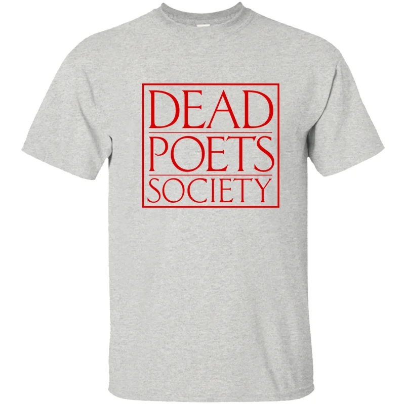 Новая футболка «society» с принтом «Dead Poets», мужская большая футболка для мужчин, мужская футболка уличная одежда, крутая S-3xl с коротким рукавом, повседневные топы