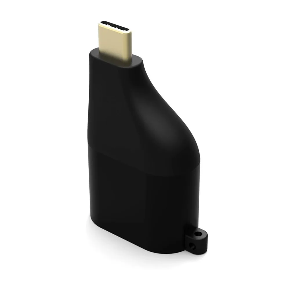 Тип C к VGA 4K 60Hz адаптер Usb C к Vga конвертер мужчин и женщин с брелок стиль черный
