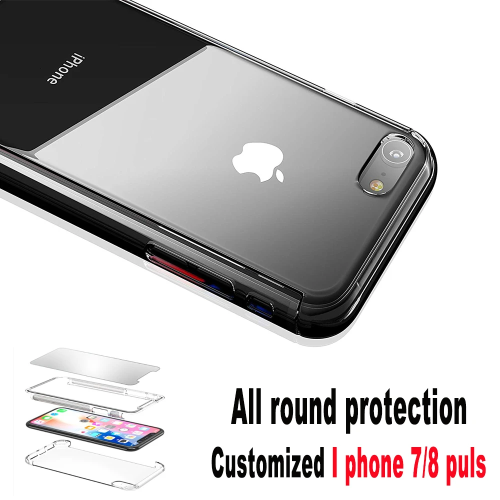 Для iphone 8 puls новая круглая защита закаленная защитная пленка Интегрированная для