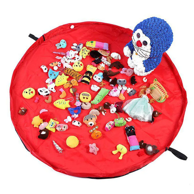 VOGVIGO 50/150cm Drawstring Bags Portable Kids Toy Kit and Play Mat Lego Toys Organizer Bin Box Fashion Practical Storage Bags