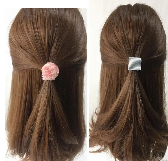 30 компл./лот 12 шт./компл. DIY мульти шары волосы группа костюмы высокопрочный жемчуг резинки для волос Инструменты для укладки аксессуары HA825