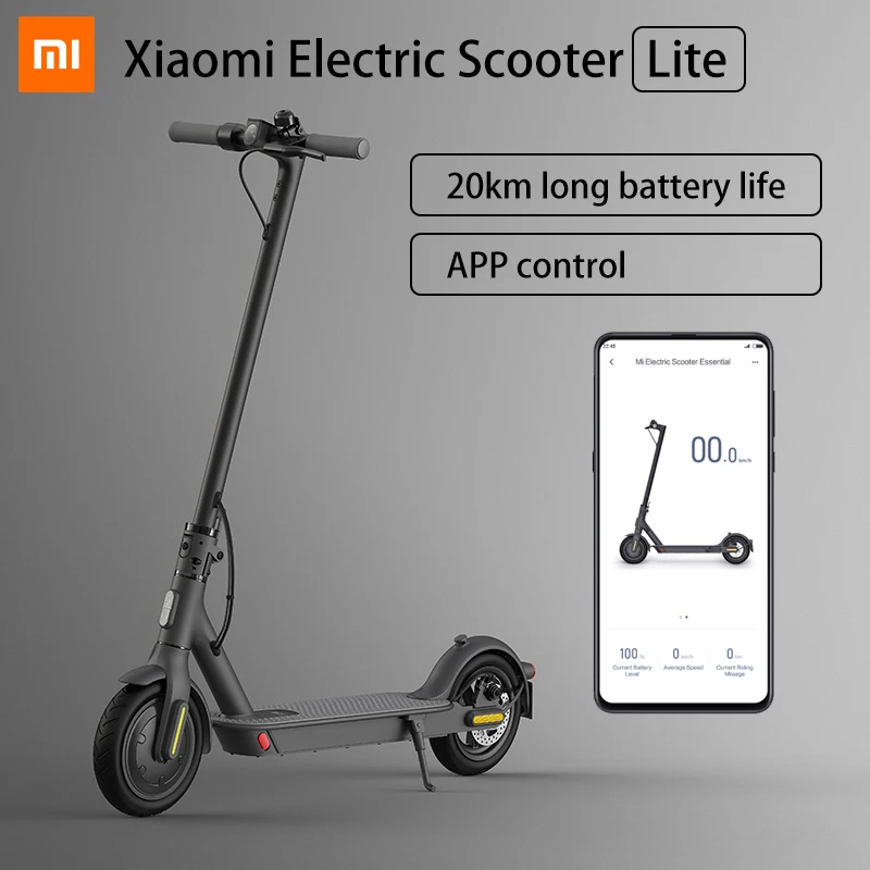 Xiaomi Mi Electric Scooter Lite MIJIA Smart E Scooter Skateboard Mini  Foldable Hoverboard Patinete Electrico Adult 30km Battery|Electric Scooters|  - AliExpress
