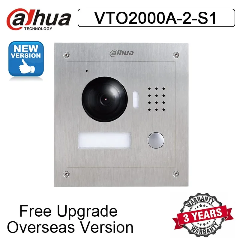 Dahua new Vwesion VTO2000A-2-S1 2-Wire IP Villa Outdoor Station Replace VTO2000A-2 AP