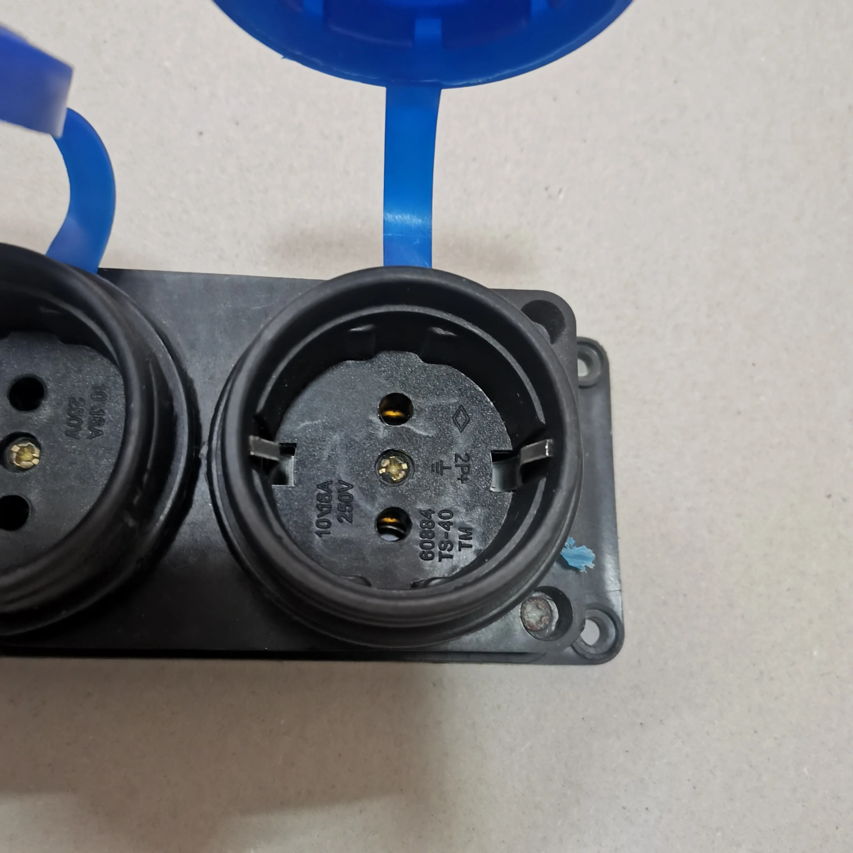 EU Socket 250V 16 AMP 2 PIN Indudtrial Site Plug AC Sockets Male/Female 3600W Waterproof Level electrical sockets electrical power socket
