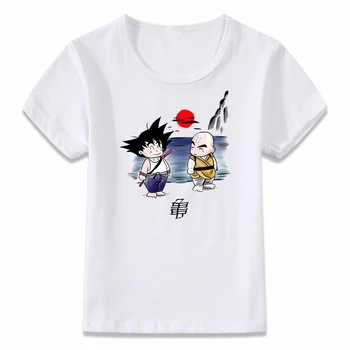 

Kids Clothes T Shirt Goku and Krillin At Kame House Dragon Ball Z T-shirt for Boys and Girls Toddler Shirts Tee