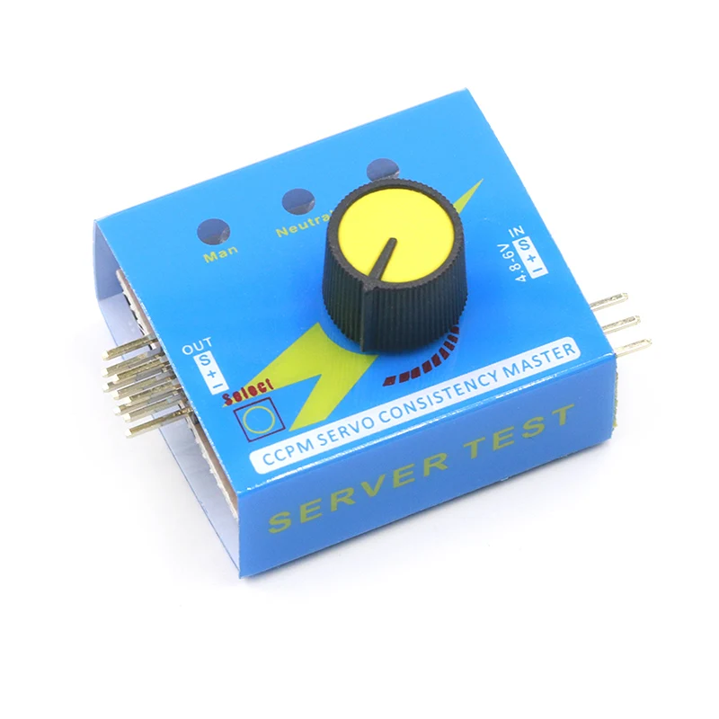 

Servo Tester Gear Test CCPM Consistency Master Checker 3CH 4.8-6V with Indicator Light