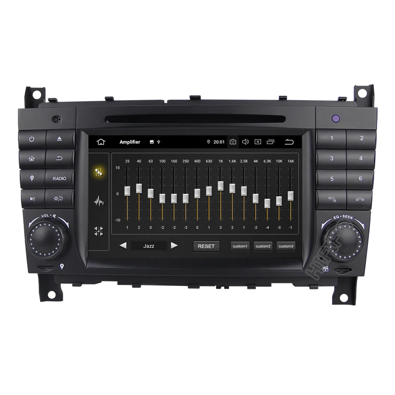 Top 4+64G Android 9.0 DSP 4G 2 DIN Car DVD GPS For Mercedes/Benz W203 W209 W219 A-Class A160 C-Class C180 C200 CLK200 radio stereo 3