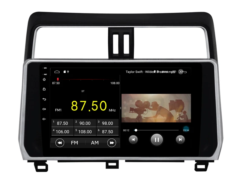 Top Built in 4G Lte car Intelligent navigation tape recorder 9.0 android car gps radio multimedia player for toyota Prado 2019 4 Top Built in 4G Lte car Intelligent navigation tape recorder 9.0 android car gps radio multimedia player for toyota Prado 2019 4