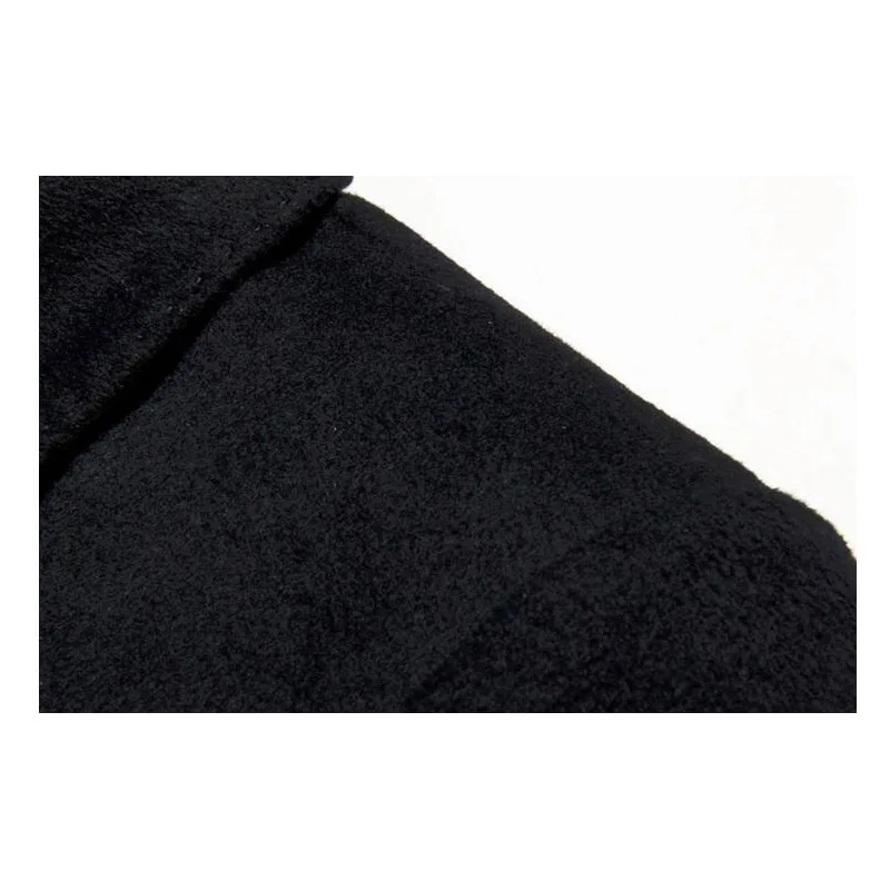 New Autumn Winter Middle Age Men's Cashmere Coat Men Wool Trench Male Turn Down Collar Single Breasted Woolen Outerwear