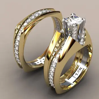 14K gold Peridot Diamond Ring AAA 2 carat Women Wedding Band jewelry Anillos Jewelry Gemstone Bizuteria 14K gold diamond rings 1