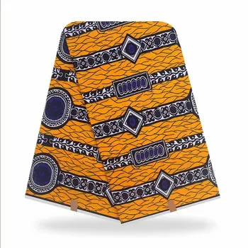 

High Quality African Prints Fabric Veritable Pagne Wax Real Veritable Wax Nigerian Style 6 Yards 100% Cotton Ankara Wax