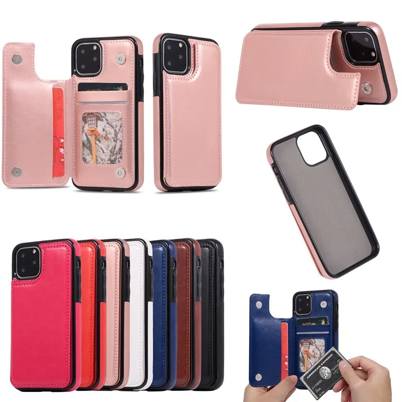 Роскошный кожаный кошелек для карт чехол телефона 11 Pro X XS MAX XR 8 7 6 6S Plus